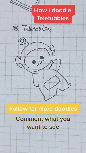 Teletubbies Doodle Challenge: Easy Drawing Tutorial