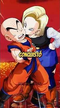 Krilin enamora a 18 #krillin #androide18