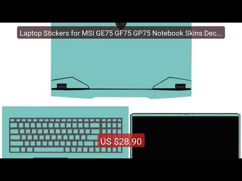 Laptop Stickers for MSI GE75 GF75 GP75 Notebook Skins Decal fo... — Hot Deal 2026 | Limited Offer!