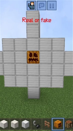 Real or fake golem #shortvideo #gaming#craft#block craft #minecraft