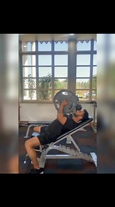 The plate press is a simple yet effective exercise that can help isolate your chest and shoulder muscles, which can promote muscle growth. You only need a weight plate and a bench or a comfy spot on the floor, so it's a convenient way to start building a bigger upper body. | Norbert's Fitness Studio | Facebook