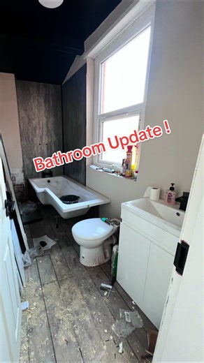 Bathroom Renovation Update: Sink and Bath Installed