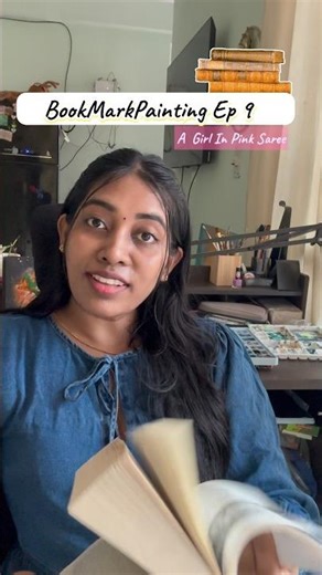 BookMark Painting Panalama?❤️#tamil #art #drawing #painting #trending #shorts