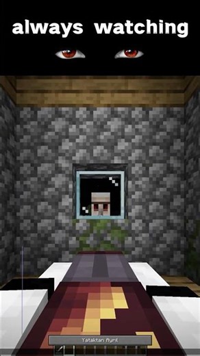 always watching 👁 #minecraft #memes #clips #villager #scary #horrorw