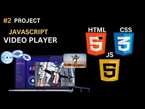 how to make video Player Project using HTML CSS JAVASCRIPT | JavaScript Projects for beginners