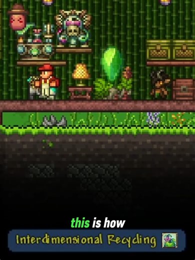 Most players don’t know this 👀 To unlock Interdimensional Recycling in Terraria 1.4.5: Talk to the Dryad while holding a Joja Cola 🥤 The button changes to Purify — click it and boom 💥 Achievement unlocked you get the Stardrop companion 🌟 Save this so you don’t forget. #terraria #games #gaming #shorts #new #viral #gamingnews