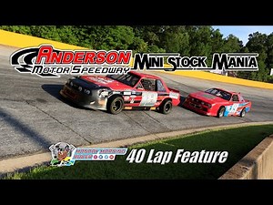 Mini Stock Mania at Anderson Motor Speedway | 40 Lap Feature | 8/27/2021