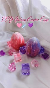 DIY Galaxy Ester Eggs 🩷☄️💜#galaxy #diy #egg #easter #craft #creative #reels #handmade #decor #decoration #spring #springdiy #satisfaying #candleidea #inspiration #magical #DIY #easter #easteregg #eggart #easy #amazing #easydiy | Art is life