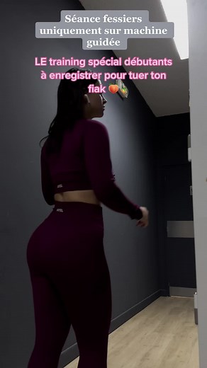 Récapitulatif écrit de la séance en fin de vidéo 🫶🏻❤️‍🔥 #musculation #seancefessier #gymtok