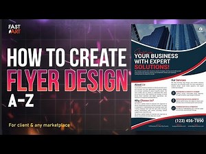 How To Create Flyer Design . Flyer Design Tutorial. A-Z