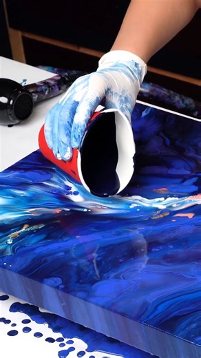16K views · 2.5K reactions | Ohhhh I love the energy of this one!!! The colors, the movement, the details 襤 What you think? All the colors are mixed with my new recipe! . . #artreels #paintingreels #artistreel #reelsofinstagram #acrylicpouring #fluidpainting #acrylicpour #fluidartwork #fluidacrylic #fluidartist #fluidart #abstractpaintings #abstractart #abstractartist #abstractpainting #instagramart #instapainting #acrylicpaintpouring | Olga Soby | Facebook