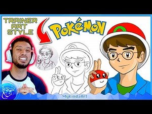 How to Draw Pokemon Style | Draw Yourself as a Pokemon Trainer