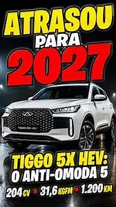 Caoa Chery Tiggo 5X HEV FLEX only IN 2027...