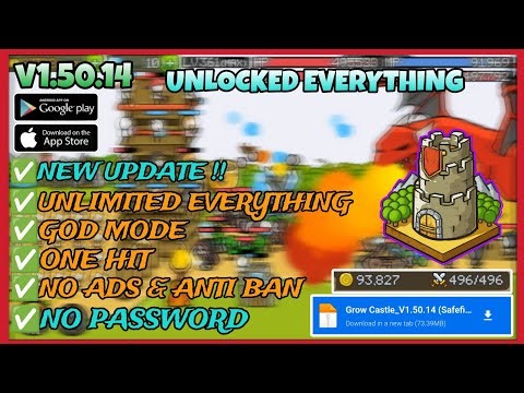 GROW CASTLE MOD MENU V1.50.14 | GROW CASTLE MOD APK V1.50.14 | GAMEPLAY