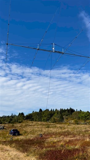 25K views · 592 reactions | Huge Ham Antenna (40M) On Tram-Line Being Lifted Into Place! #hamradio #dxing #rigging #Tower #dxing #ARRL #w2re | Ham Radio 24-7 | Facebook