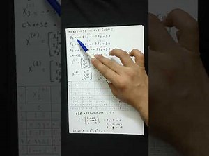 شرح Jacobi & Gauss-seidel Method بالعربي