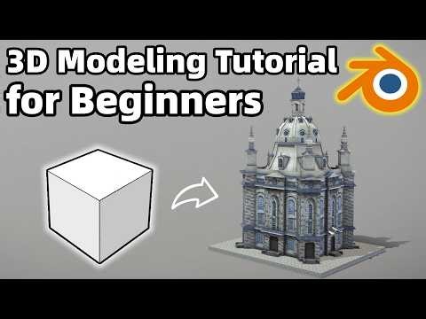 Blender Beginner Tutorial: Model a Historic Church from a Cube (Inspired by Frauenkirche Dresden)