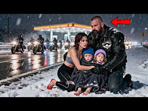 Mother Gave Her Clothes to Save Kids in Blizzard — Hours Later 500 Hells Angels Hunted Down the...