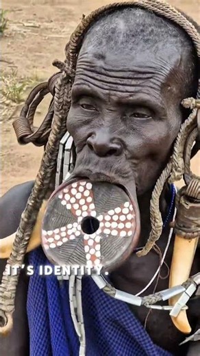 The Mursi Tribe of Ethiopia is more than lip plates—this is culture, survival, and identity #shorts