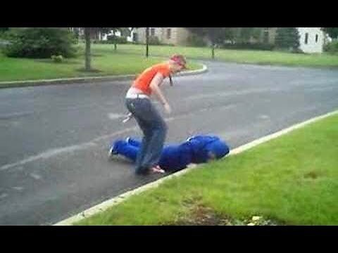 MOST BRUTAL CURB STOMP EVER!!!