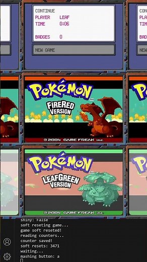 I automated Shiny Hunting using Python in Pokémon FireRed & LeafGreen