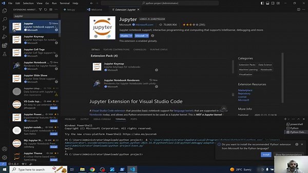 How to set up Python in VS Code | Download and install VS code on window 10/11 | Virtual Environment
