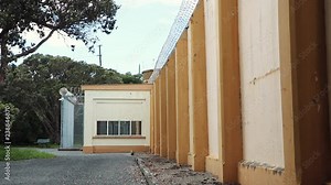 Abandoned Mt Crawford Prison Entrance, Wellington New Zealand.