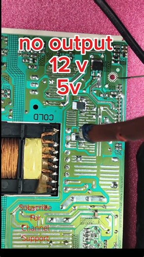 LED TV Power Supply Repair | No Output Voltage Fix | PWM IC Short Solution 43 Inch TV