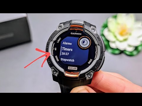 Garmin Instinct 3 - Alarm, Timer & Stopwatch