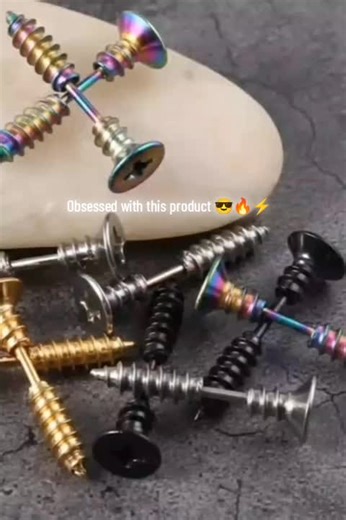 Affordable Screw Design Earrings for Everyone
