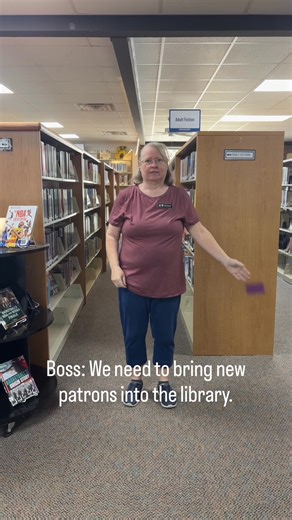 Carrie: We need to bring new patrons into the library. Peggy & Nicole: Say less! Come see us and get your very own FREE library card! There are so many benefits, and we would love to tell you all about them when you come in to sign up! #goddardpubliclibrary #goddardks #newpatrons #dance #library #patrons #gpl #ilovegpl | Goddard Public Library