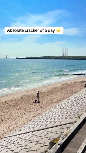 Enjoying a Beautiful Day at Aberdeen Beach