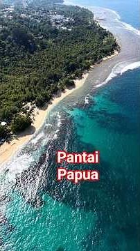Drone View of the Beach in Jayapura Papua - Dji Mini 5 Pro #papua #drone #jayapura