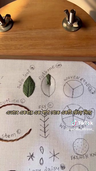 Mastering Fishbone Stitch in Hand Embroidery