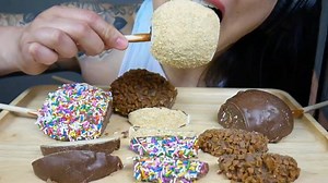 ❤️SAS❤️ on Instagram: "ASMR EATING SOUNDS. Candy 🍎. Which one do you think is my favourite? . . . #asmr #asmrsounds #eatingsounds #asmrfood #asmrmukbang #candyapples #sweettooth #ilovesprinkles #sogood #youtube"
