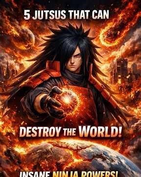 5 Madara Jutsus That Can Destroy The World 🌎 NARUTO SHIPPUDEN