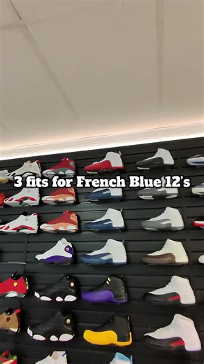 3 fits for French Blue 12’s #fyp | fits