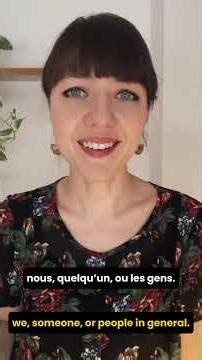 French lesson - Le pronom "on"