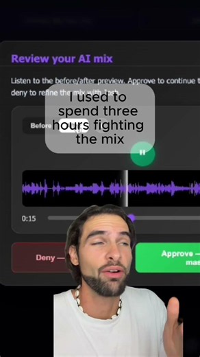 GarageBand mix → Pro Mix with MegaMix AI (tell Josh, A/B Before/After)
