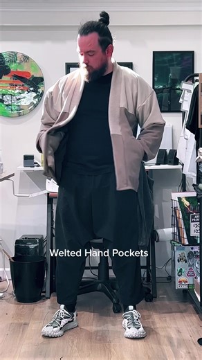 Tonal Fleece Noragi Sweater: So Cozy & Stylish