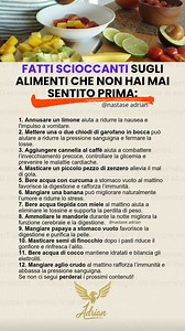 Fatti scioccanti 😱 sugli alimenti che non hai mai sentito prima. Se non vuoi perderti i prossimi contenuti, seguici e condividi il post con i tuoi amici. Apprezziamo il tuo supporto! 🙏 #fblifestyle #alimentazione | Nastase Adrian