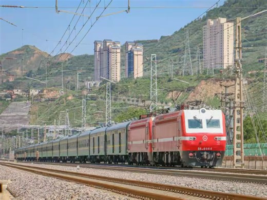 【日常随拍】兰局兰段SS7E-0064/0115重联牵引T197（郑州～乌鲁木齐）通过兰渝线K14