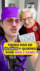 Tienes más de 40 años y quieres vivir muchos años más y sin enfermedades | Bruno Román