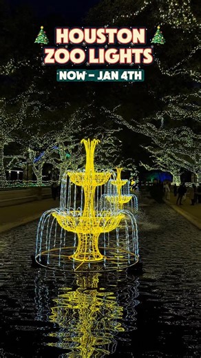 Shawn Singh on Instagram: "The Zoo Lights at the Houston Zoo @houstonzoo are officially back ✨ Every winter the zoo turns into a glowing holiday wonderland with millions of LED lights, giant illuminated oak trees, light tunnels, and picture-perfect displays everywhere you look. First launched in 2012, Zoo Lights has become one of Houston’s biggest holiday traditions, drawing nearly 3 million visitors over the years. The animals are resting at night, but the lights steal the show — glowing sculpt