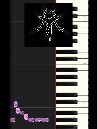 Easy Piano Tutorial for Deltarune's 'Black Knife'