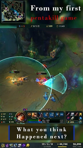 I just scored my 1st Penta | League of Legends Clips