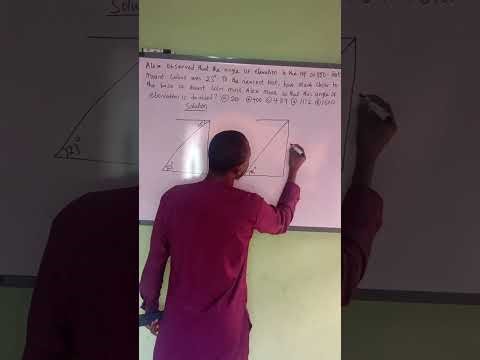 Angle of Elevation #maths #elevation #science #stem