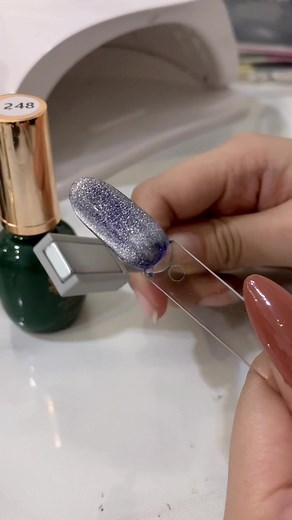 simple cat eye✨ #nailart #nail #nails #nailist #nailtutorial #simplenailart #nailartmalang #malang #CapCut