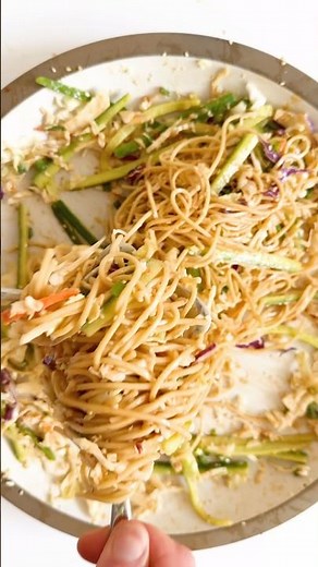 Cold Sesame Noodles #recipe