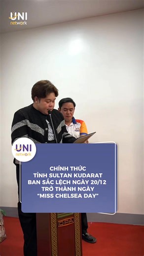 Á Hậu Miss Cosmo 2025 chính thức trở thành đại sứ Du lịch của tỉnh Sultan Kudarat, đồng thời ngày 20/12 hằng năm cũng trở thành “Miss Chelsea Day” để ghi nhận thành tích đáng nể của Chelsea mang về cho đất nước Philippines tại mùa giải Hoa Hậu Hoàn Vũ Quốc Tế - Miss Cosmo 2025. 💕 #MissCosmo #UniNetwork | Uni Network